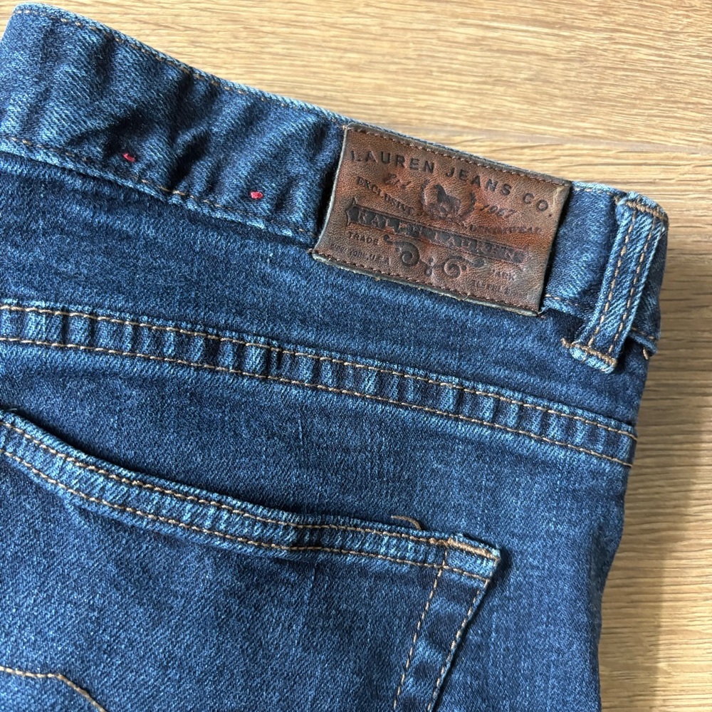 Lauren Jeans Co. Women’s Straight Blue Jeans size 10